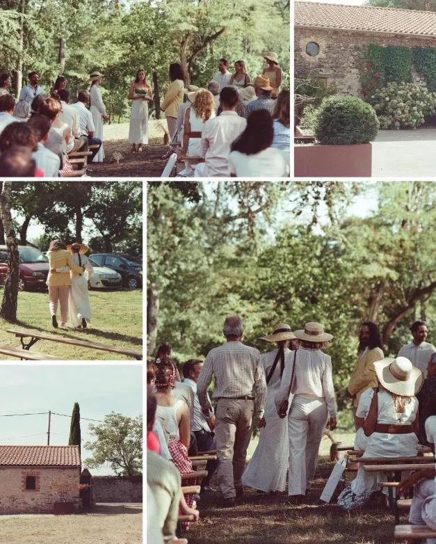 Publication Instagram : souvenirs d’un mariage champêtre au château